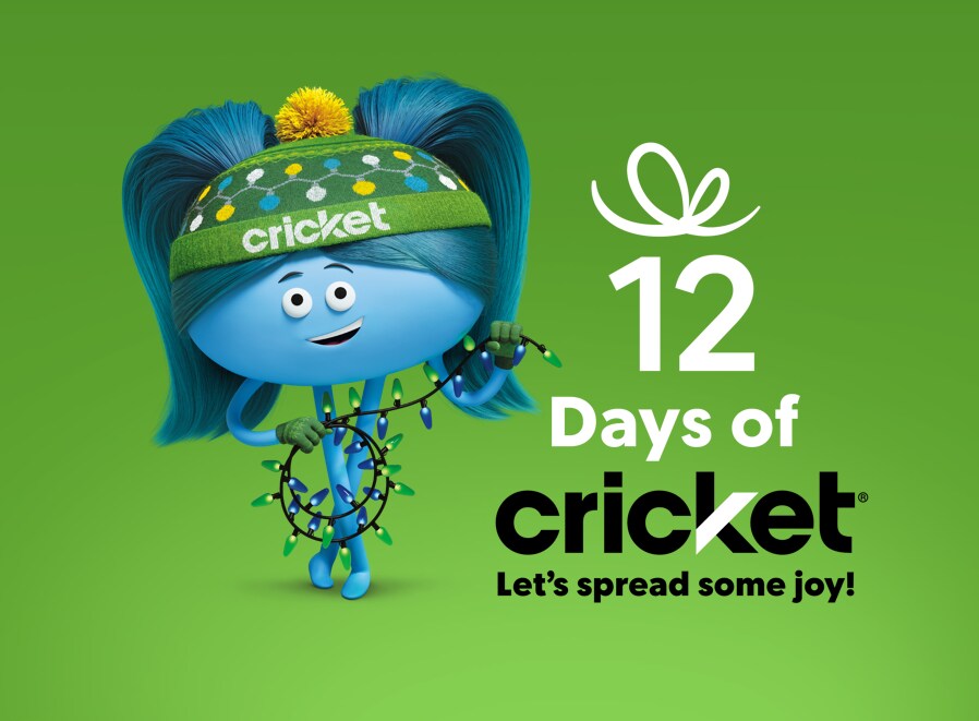 Cricket’s 5th Annual 12 Days of Cricket Campaign The Cricket